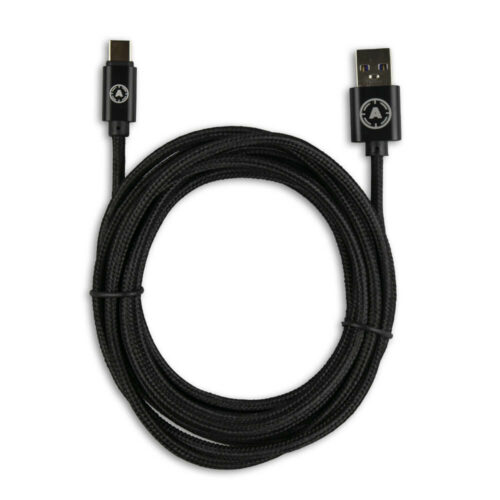 PS5 Black Alu AiM USB C Cable - 3m