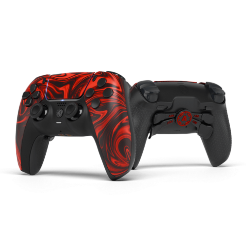 Caustic Red PS5 Aim Controller